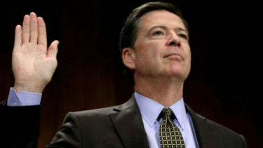 Mantan Direktur FBI yang dipecat Trump, James Comey.