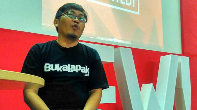 CEO Bukalapak, Achmad Zaky.