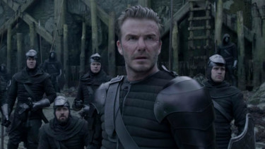 David Beckham sebagai cameo di film King Arthur