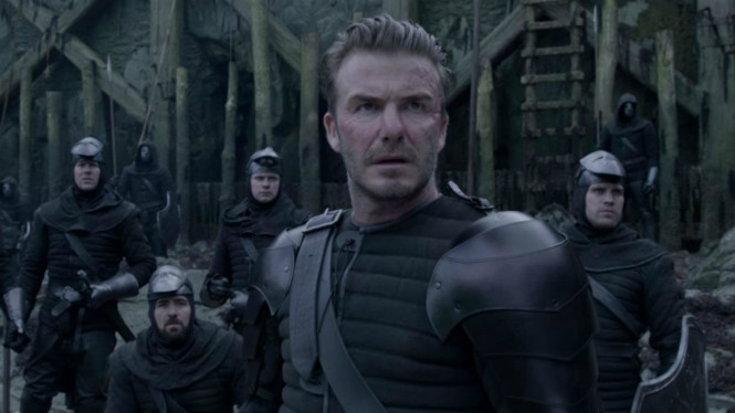 David Beckham sebagai cameo di film King Arthur