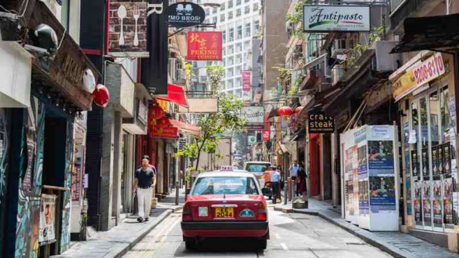Kawasan Kota Tua di Hong Kong.