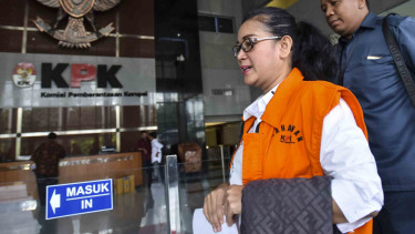 Anggota DPR yang jadi tahanan KPK, Miryam S. Haryani.