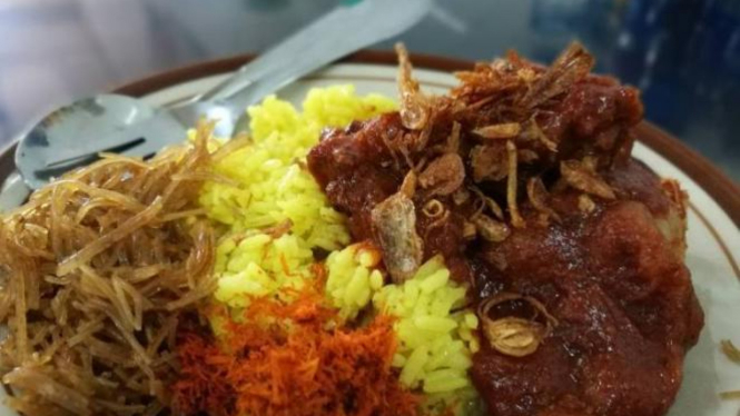 Nasi kuning. (ilustrasi)