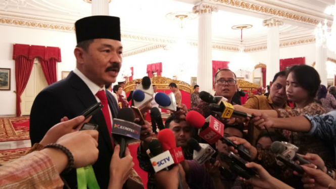 Pemilik Lion Air, Rusdi Kirana, usai dilantik menjadi Dubes RI untuk Malaysia.