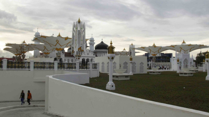 Suasana di Kota Banda Aceh, NAD.