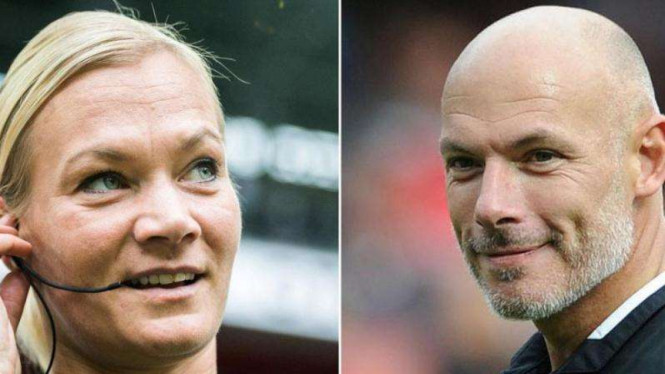Bibiana Steinhaus dan Howard Webb