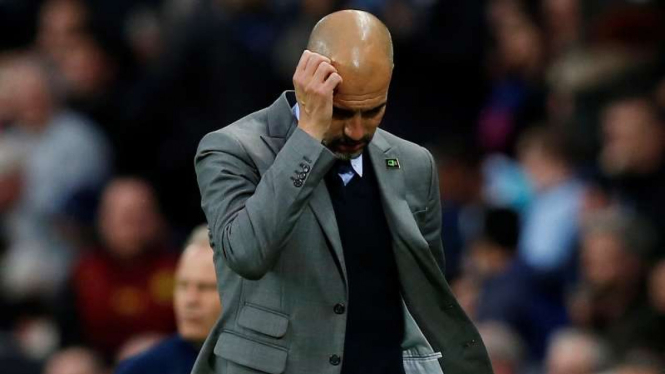 Manajer Manchester City, Pep Guardiola.