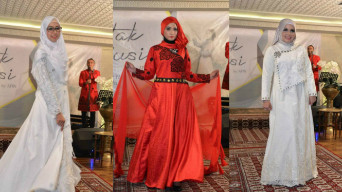 Busana muslim rancangan desainer Afin