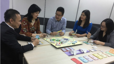 Commonwealth sosialisasikan investasi dengan permainan.
