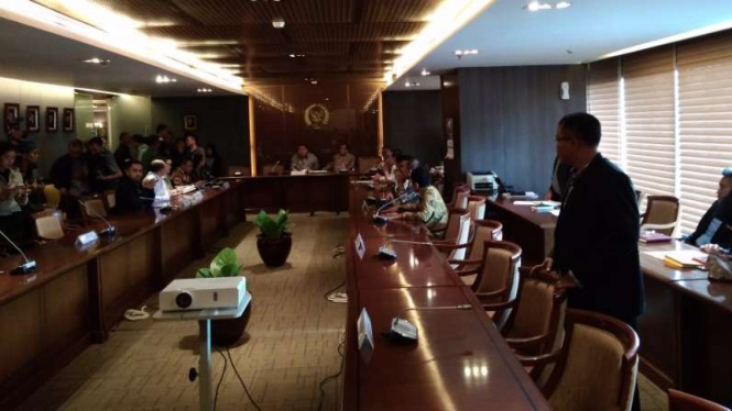 Rapat Hak Angket KPK di Gedung DPR, Jakarta, Rabu 7 Juni 2017.