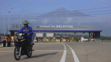 Persiapan Tol Bawen Salatiga untuk Lebaran 2017.