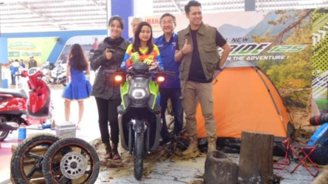 Peluncuran X Ride 125 di Jakarta, Jumat 9 Juni 2017.