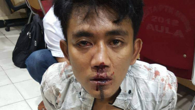Foto hoax pelaku penembakan.
