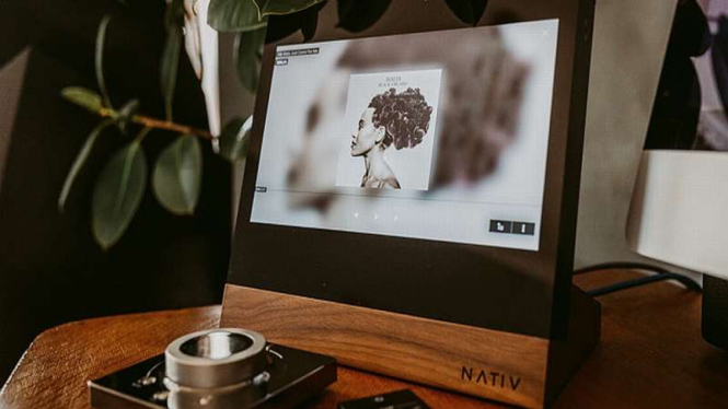 Nativ Vita, pemutar musik dengan layar sentuh