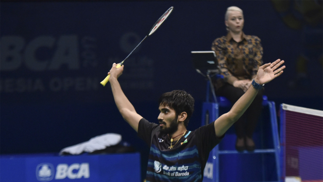Srikanth Kidambi juarai sektor tunggal putra Indonesia Open 2017