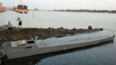 Kapal narkoba berteknologi siluman.