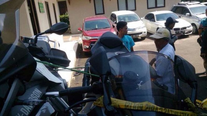 Barang bukti kendaraan dari kasus investasi bodong Pandawa