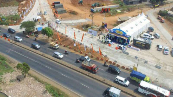Lalu lintas pemudik di tol Brebes-Gringsing saat Lebaran 2017. (Foto ilustrasi).