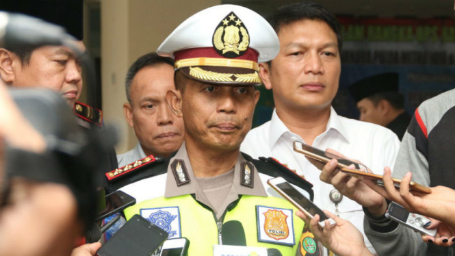 Dirlantas Polda Metro Jaya, Kombes Halim Panggara.