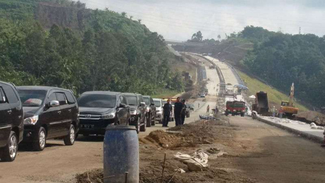 Ruas Tol Bawen-Salatiga di Jawa Tengah.