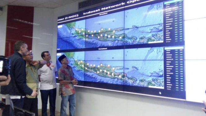 Indosat Command Center.