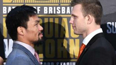 Manny Pacquiao dan Jeff Horn