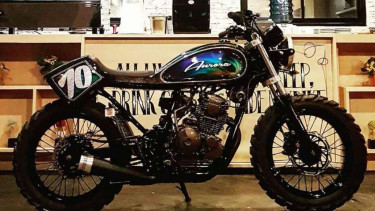 Modifikasi Yamaha Scorpio.