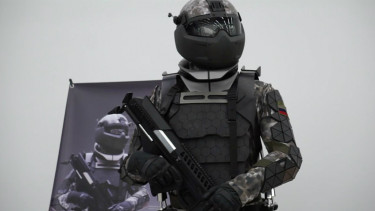 Purwarupa pakaian tempur masa depan tentara Rusia.