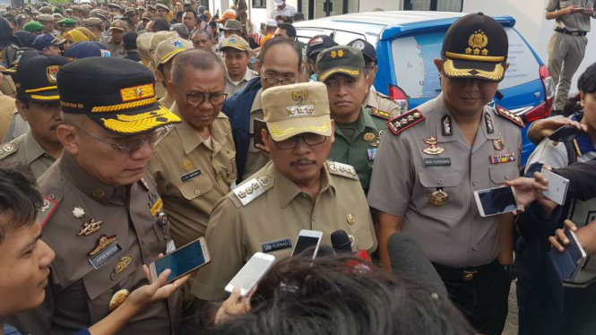 Wali Kota Jakarta Selatan, Tri Kurniadi di Bukit Duri.