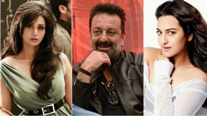 Sridevi-SAnjay-Dutt-Sonakshi
