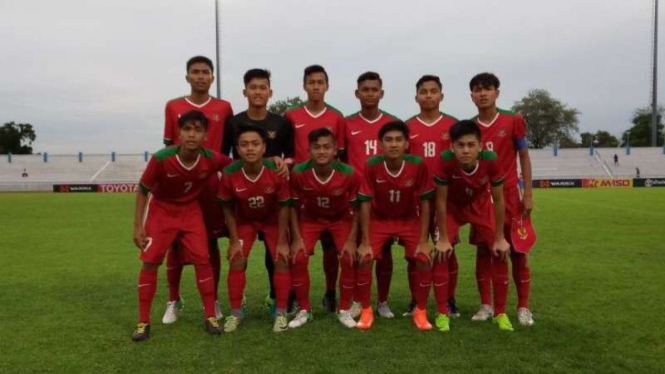 Timnas Indonesia U-16 di Piala AFF U-15 2017 Thailand