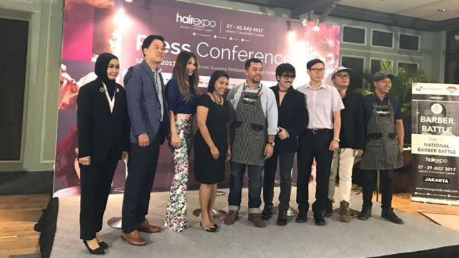 Konferensi pers Hair Expo 2017