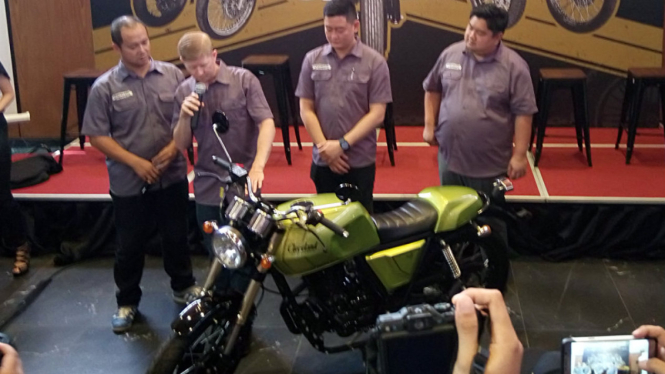 Peluncuran Cleveland CycleWerks di Jakarta, Kamis 11 Juli 2017.