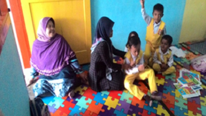 Anak berkebutuhan khusus.