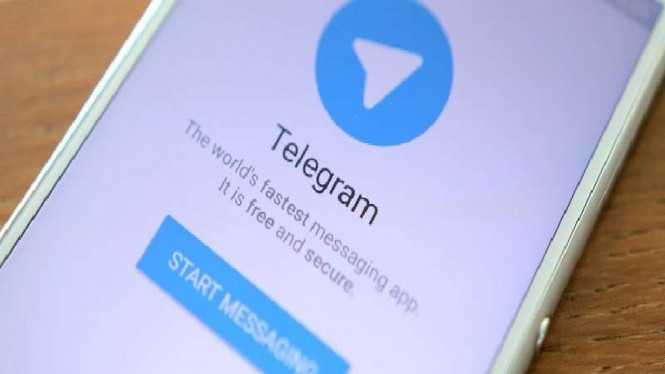 Aplikasi Telegram.