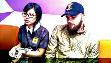 Diego Michiels dan adik mendiang Julia Perez, Della.