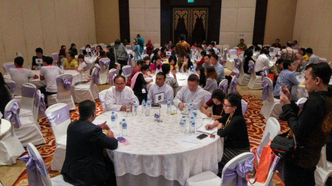 Indonesia Tourism Table Top di Yangon, Myanmar