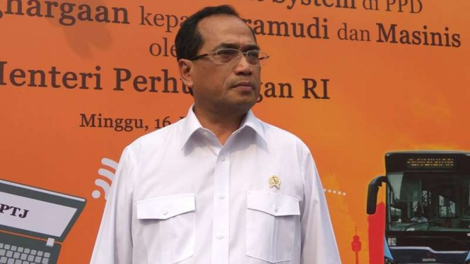 Menteri Perhubungan, Budi Karya Sumadi.