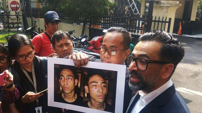 Jeremy Thomas laporkan oknum polisi penyiksa anaknya.
