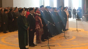 Wimboh Santoso resmi pimpin OJK periode 2017-2022.