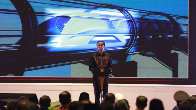 Presiden Joko Widodo di penutupan Rekernas Apeksi, Malang 2017.