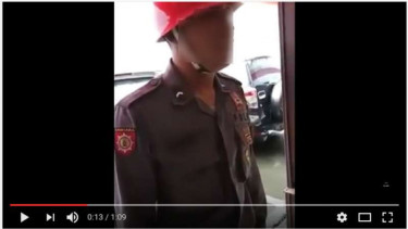 Potongan video anggota Polisi tak hafal Pancasila yang beredar di jejaring sosial. Kini pelaku bullying terhadap anggota polisi ini akan diberikan sanksi keras.
