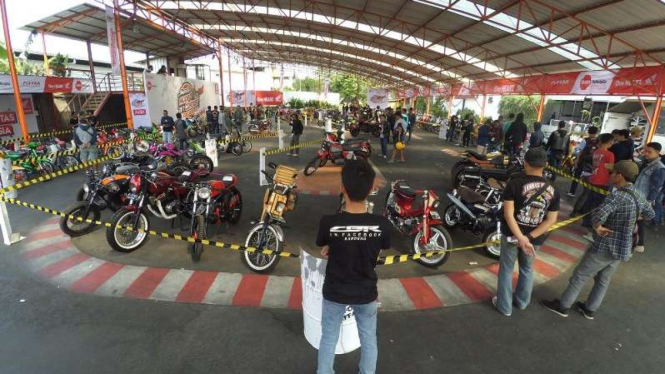 Kontes modifikasi Honda di Bandung