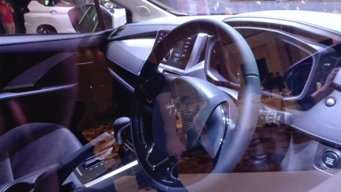 Interior MPV baru Mitsubishi.