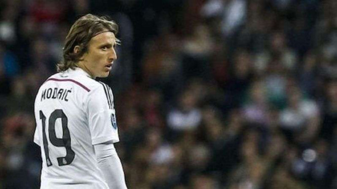 Gelandang Real Madrid asal Kroasia, Luka Modric.