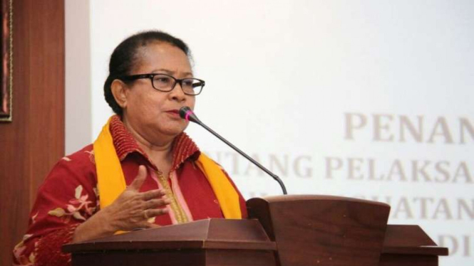Menteri Pemberdayaan Perempuan dan Perlindungan Anak, Yohana Yembise 