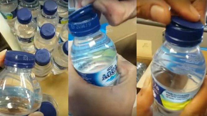 Video Tutup Botol Aqua.