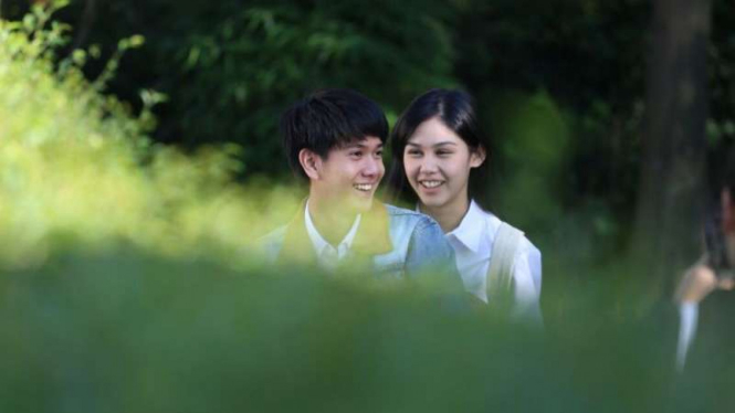 Iqbaal Syuting film Dilan