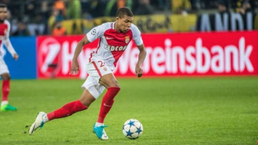 Penyerang AS Monaco, Kylian Mbappe.