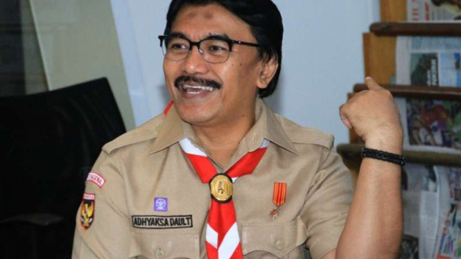Mantan Ketua Kwarnas Gerakan Pramuka Adhyaksa Dault